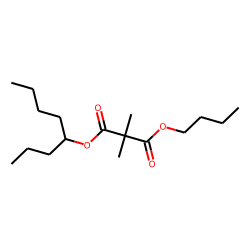 Dimethylmalonic acid, butyl 4-octyl ester