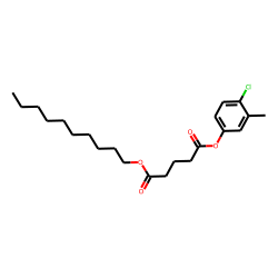 Glutaric acid, 4-chloro-3-methylphenyl decyl ester