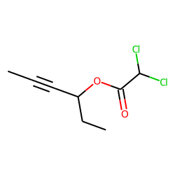 Dichloroacetic acid, hex-4-yn-3-yl ester