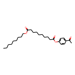 Sebacic acid, 4-acetylphenyl nonyl ester