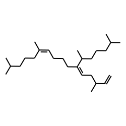6(E),15-Heptadecadiene, 2,6,12,16-tetramethyl-11-(3-methyl-4-pentenylidene)