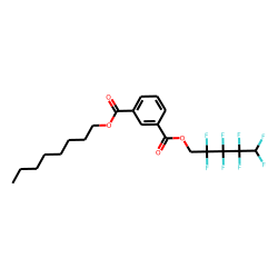 Isophthalic acid, 2,2,3,3,4,4,5,5-octafluoropentyl octyl ester