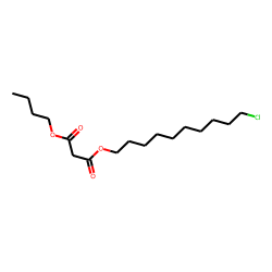 Malonic acid, butyl 10-chlorodecyl ester