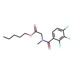 Sarcosine, N-(2,3,4-trifluorobenzoyl)-, pentyl ester