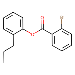 2-Bromobenzoic acid, 2-propylphenyl ester
