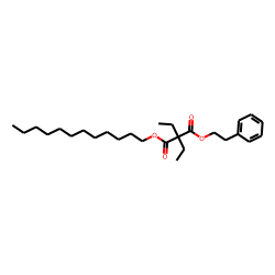Diethylmalonic acid, dodecyl phenethyl ester