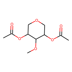Acetic acid 5-acetoxy-4-methoxy-tetrahydro-pyran-3-yl ester