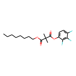 Dimethylmalonic acid, octyl 2,3,4-trifluorophenyl ester