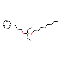 Silane, diethyloctyloxy(3-phenylpropoxy)-