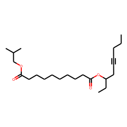 Sebacic acid, isobutyl non-5-yn-3-yl ester