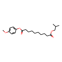 Sebacic acid, isobutyl 4-methoxyphenyl ester