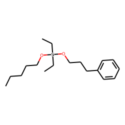 Silane, diethylpentyloxy(3-phenylpropoxy)-