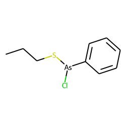 Phenyl chloropropanethio arsine