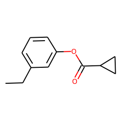 Cyclopropanecarboxylic acid, 3-ethylphenyl ester