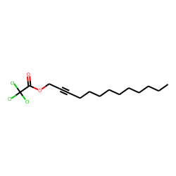 Trichloroacetic acid, tridec-2-ynyl ester