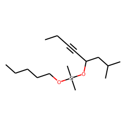 Silane, dimethyl(2-methyloct-5-yn-4-yloxy)pentyloxy-