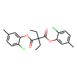Diethylmalonic acid, di(2-chloro-5-methylphenyl) ester