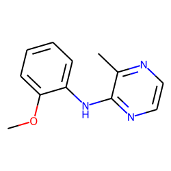 2-(O-methoxyanilino)-3-methyl pyrazine