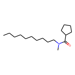 Cyclopentanecarboxamide, N-decyl-N-methyl-