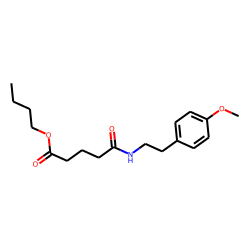 Glutaric acid, monoamide, N-(2-(4-methoxyphenyl)ethyl)-, butyl ester