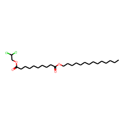 Sebacic acid, 2,2-dichloroethyl tetradecyl ester
