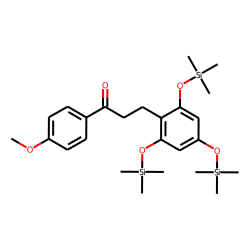 Dihydrochalcone, 2',4',6'-trihydroxy-4-methoxy, TMS