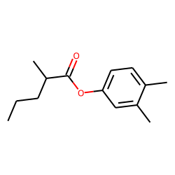 2-Methylpentanoic acid, 3,4-dimethylphenyl ester