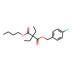 Diethylmalonic acid, butyl 4-chlorobenzyl ester