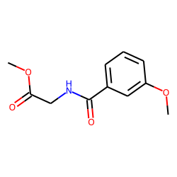 Glycine, N-(m-anisoyl)-, methyl ester