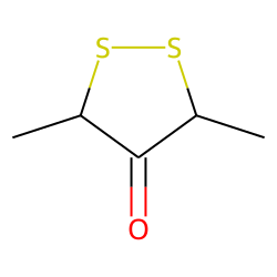 1,2-Dithiolan-4-one, 3,5-dimethyl, #2 (E or Z)