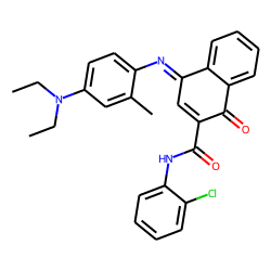 2-Naphthanilide, 2'-chloro-4-[4-diethylamino-o-tolylimino]-1,4-dihydro-1-oxo-