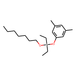 Silane, diethyl(3,5-dimethylphenoxy)heptyloxy-