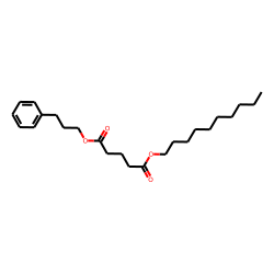 Glutaric acid, decyl 3-phenylpropyl ester