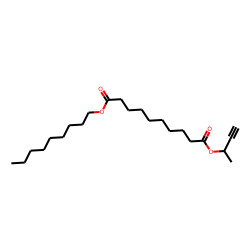 Sebacic acid, but-3-yn-2-yl nonyl ester