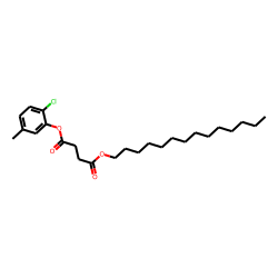Succinic acid, 2-chloro-5-methylphenyl tetradecyl ester