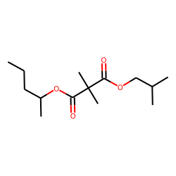 Dimethylmalonic acid, isobutyl 2-pentyl ester
