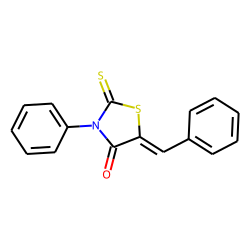 Rhodanine, 5-benzylidene-3-phenyl