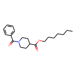 Isonipecotic acid, N-benzoyl-, heptyl ester