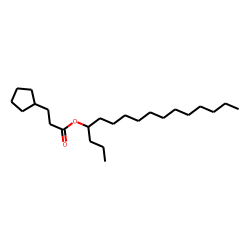 3-Cyclopentylpropionic acid, 4-hexadecyl ester
