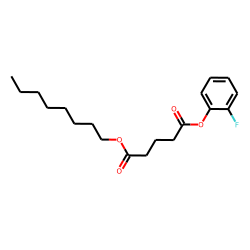 Glutaric acid, 2-fluorophenyl octyl ester