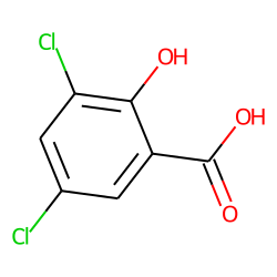 Benzoic acid, 3,5-dichloro-2-hydroxy-