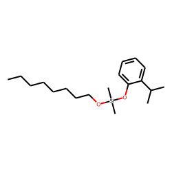 Silane, dimethyl(2-isopropylphenoxy)octyloxy-