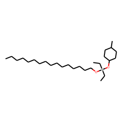 Silane, diethyl(cis-4-methylcyclohexyloxy)hexadecyloxy-