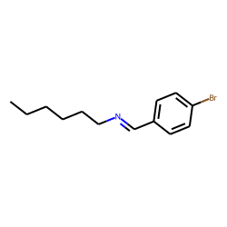 p-bromobenzylidene-hexyl-amine