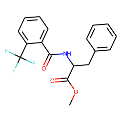 l-Phenylalanine, N-(2-trifluoromethylbenzoyl)-, methyl ester