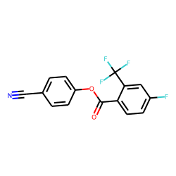 4-Fluoro-2-trifluoromethylbenzoic acid, 4-cyanophenyl ester