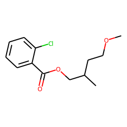 2-Chlorobenzoic acid, 4-methoxy-2-methylbutyl ester