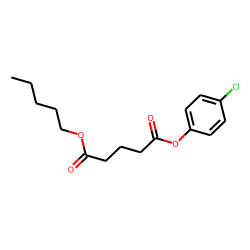 Glutaric acid, 4-chlorophenyl pentyl ester