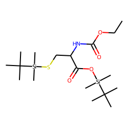 Cysteine, ethoxycarbonylated, TBDMS