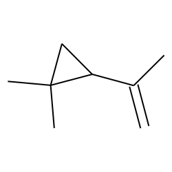 Cyclopropane, 1,1-dimethyl-2-(1-methylethenyl)-